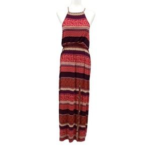 American Eagle Soft & Sexy Boho Halter Maxi Dress
